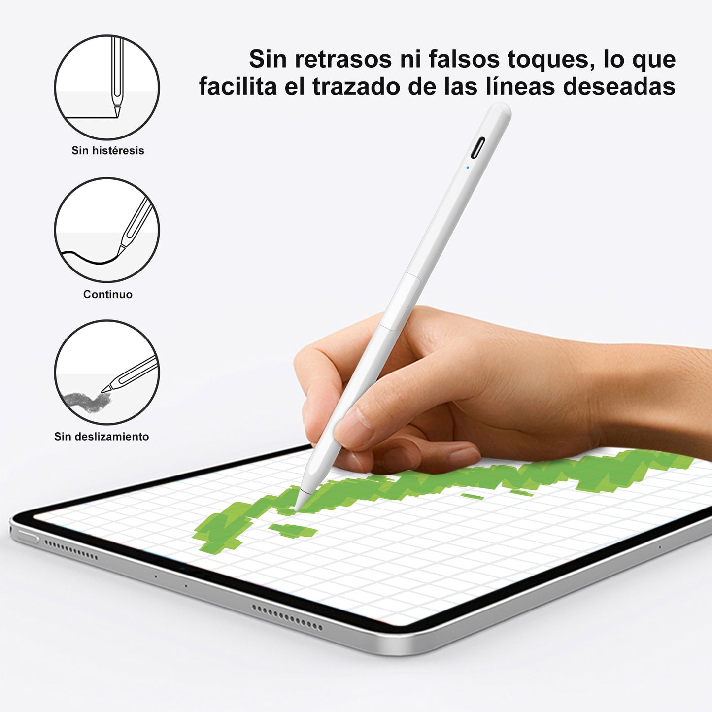 KOSCHEAL iPad Pencil – Magnetic Charging, Tilt Support