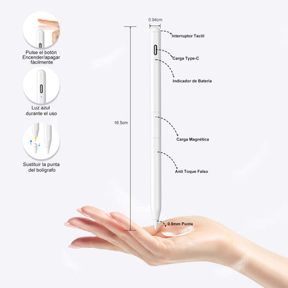 KOSCHEAL iPad Pencil – Magnetic Charging, Tilt Support