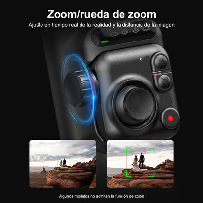 M02 3-Axis AI Phone Gimbal with Face Tracking & Live Streaming