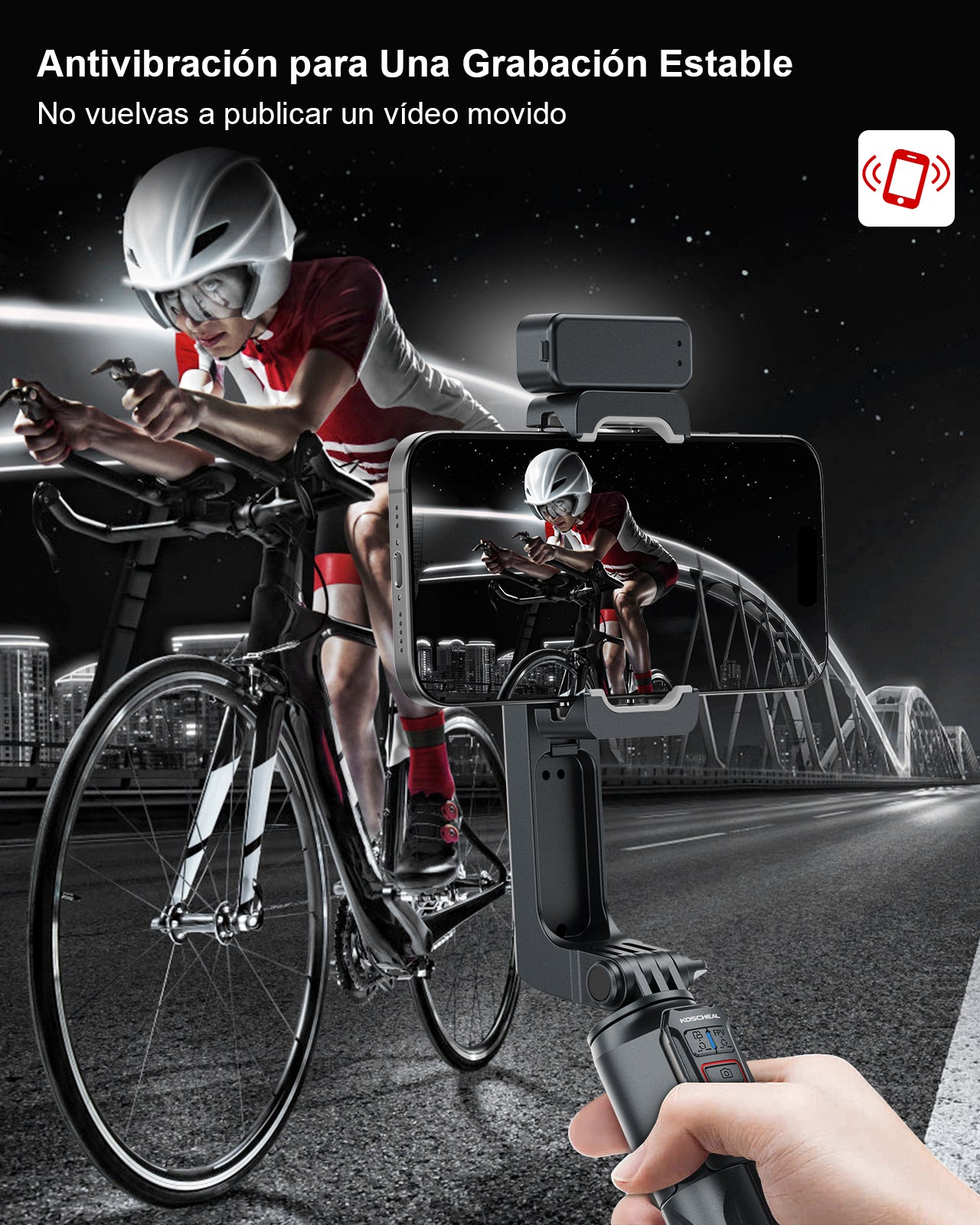 KOSCHEAL 2-Axis Smartphone Stabilizer