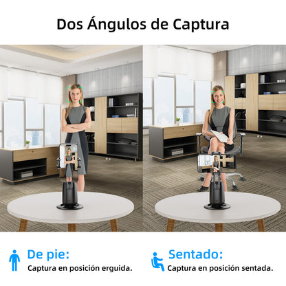 KOSCHEAL Smart Tracking Gimbal: 360° Rotation, Gesture Control, No App Required