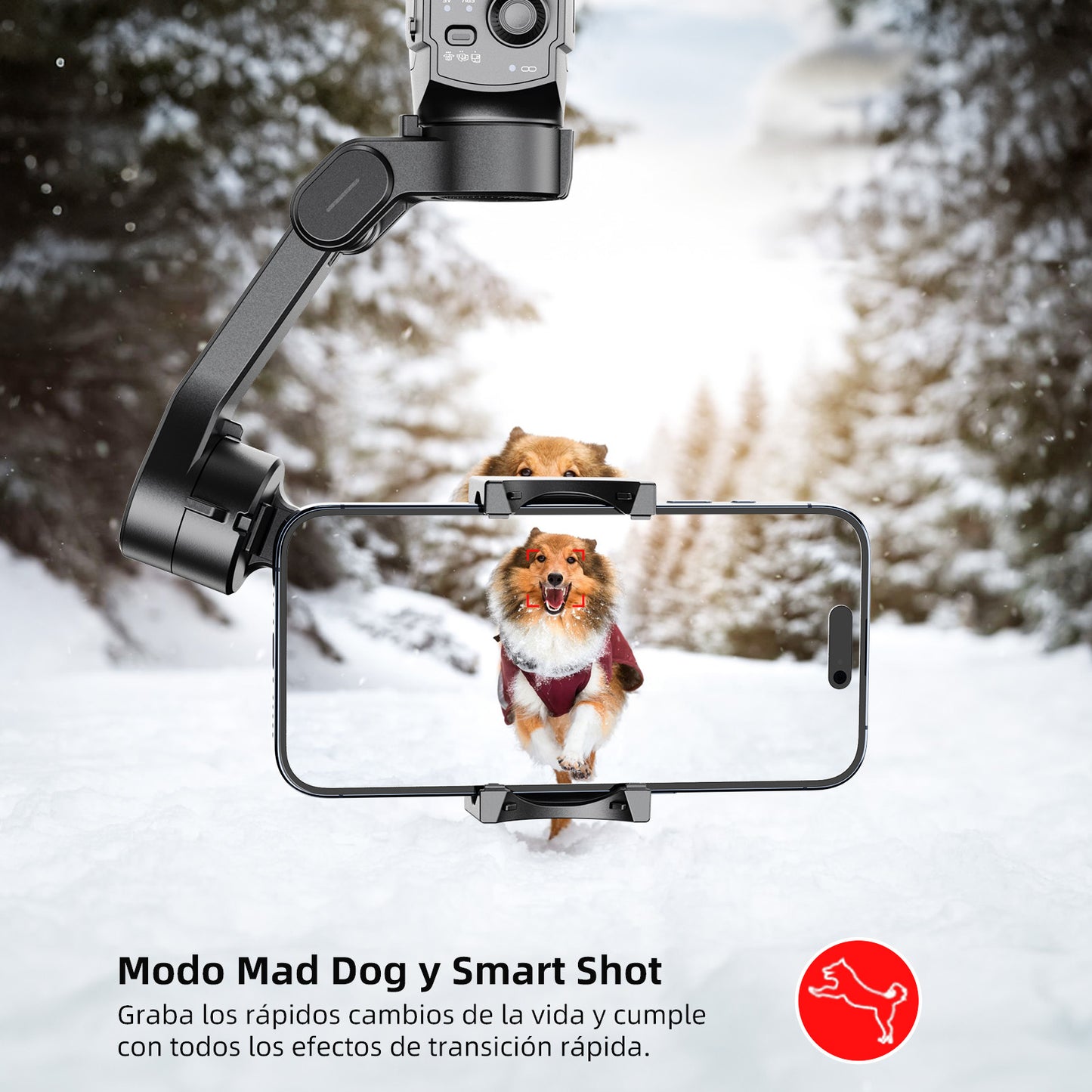 KOSCHEAL L9 Lite 3-Axis Phone Gimbal with Focus Wheel & Smart Tracking