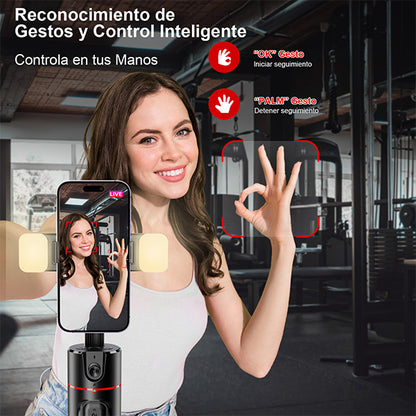 KOSCHEAL Smartphone Stabilizer – Auto Tracking, Fill Light