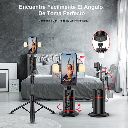 KOSCHEAL Smartphone Stabilizer – Auto Tracking, Fill Light