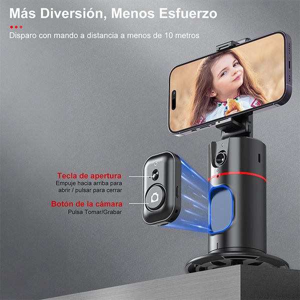 KOSCHEAL Smartphone Stabilizer – Auto Tracking, Fill Light