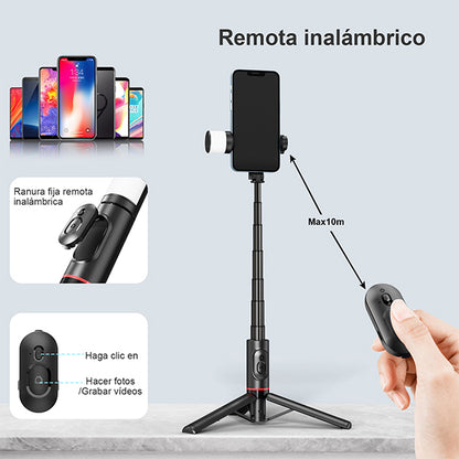 KOSCHEAL Q09S Phone Stabilizer with Fill Light & 695mm Extension