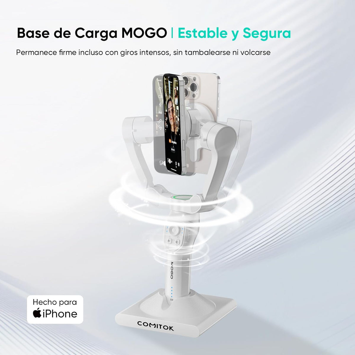 COMITOK Fast Charging Dock for iPhone MOGO Stabilizer — Quick Charge Station