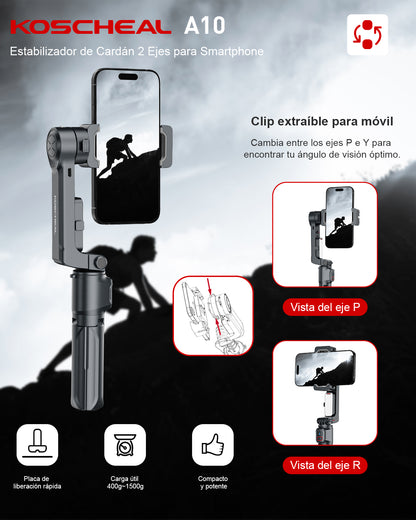 KOSCHEAL 2-Axis Smartphone Stabilizer
