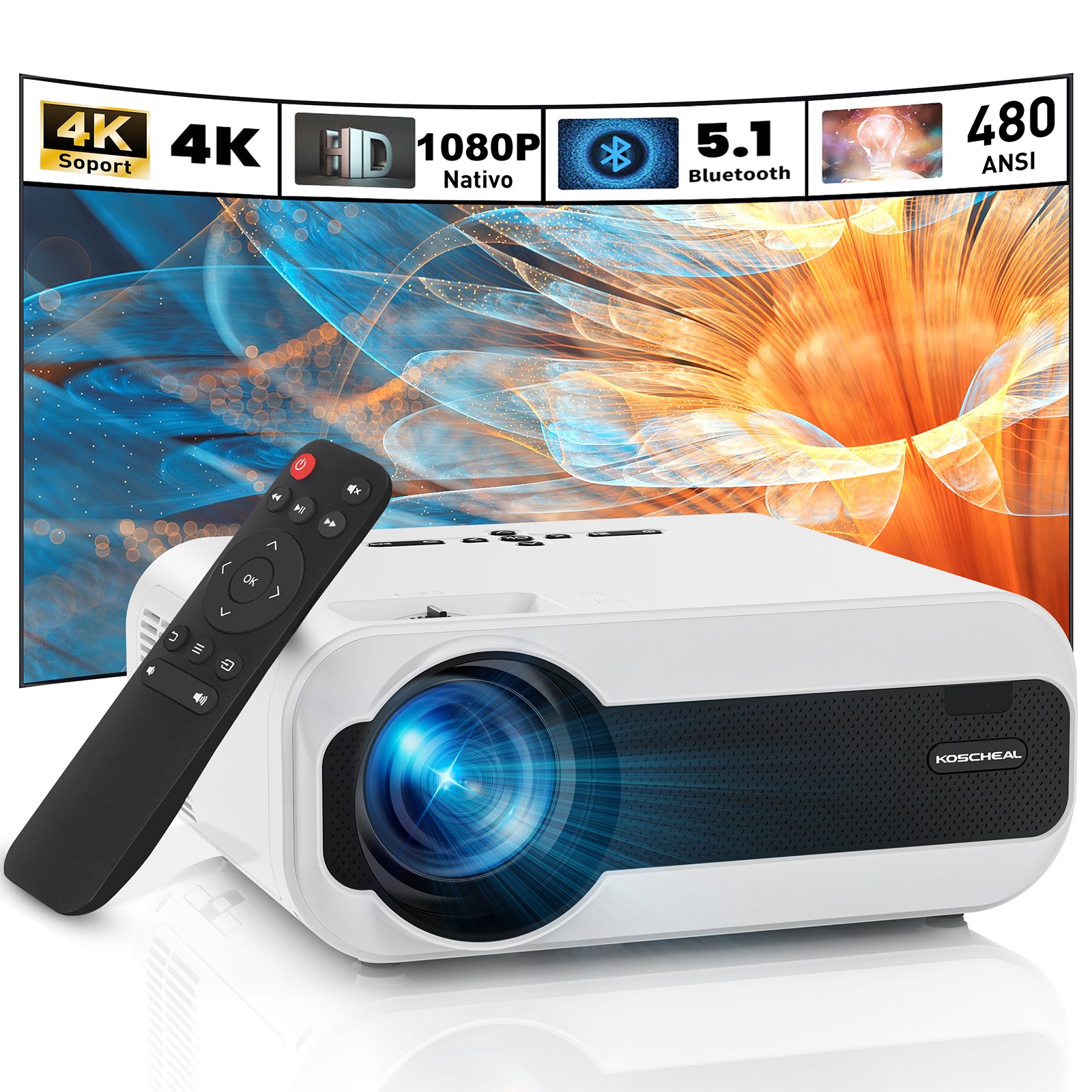 koscheal h6 proyector