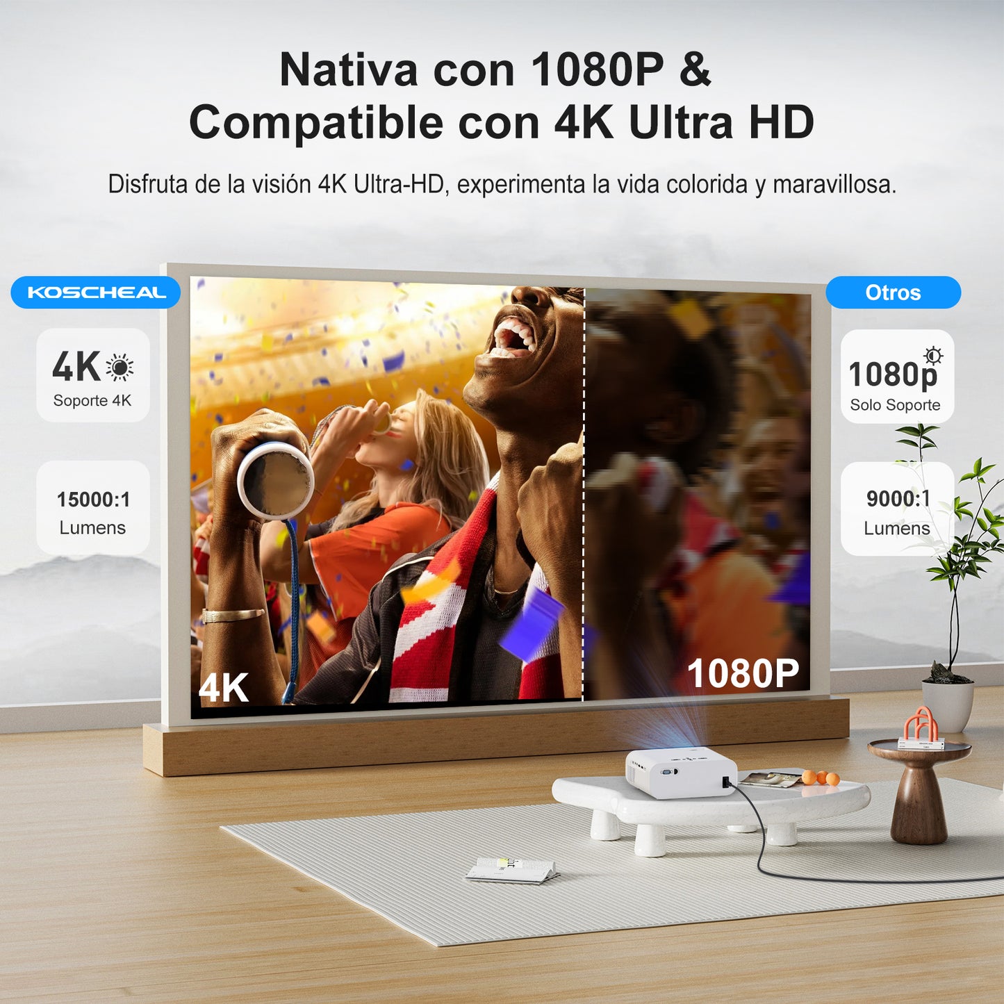 koscheal h6 proyector