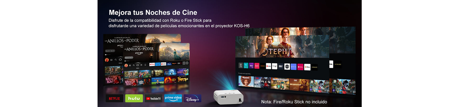 Koscheal H6 Home Theater Projecto