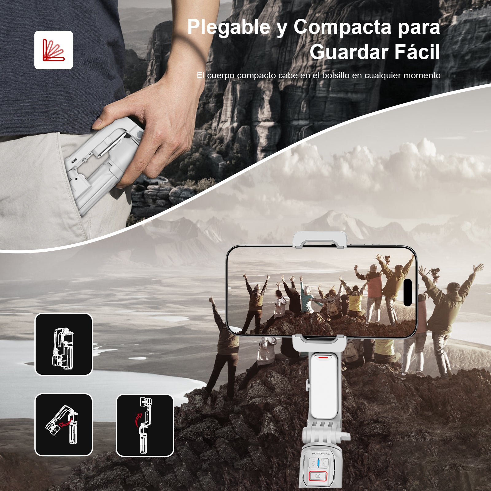 Koscheal Mobile Phone Stabilizer