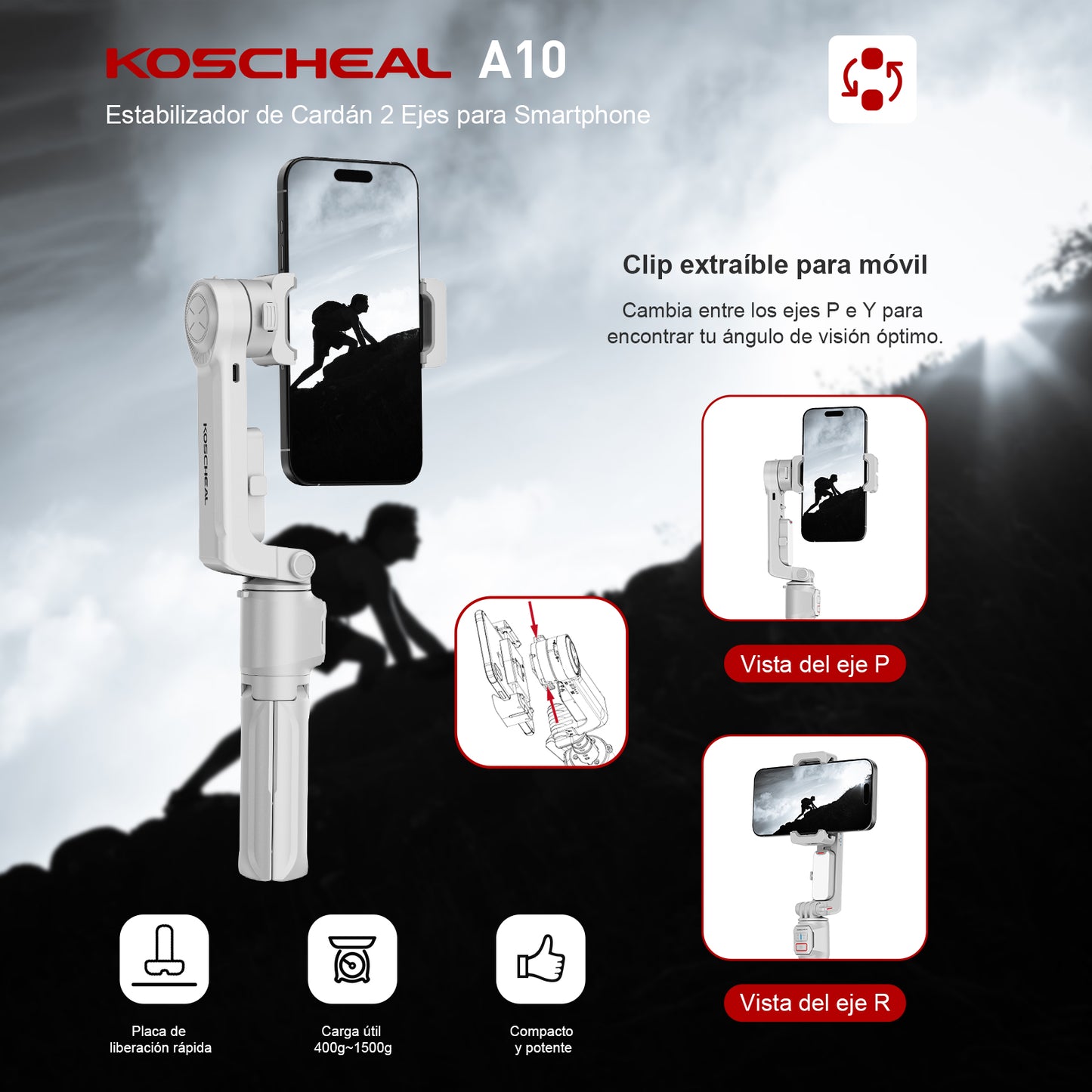 Koscheal Mobile Phone Stabilizer