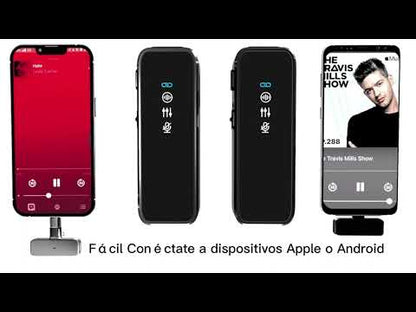 KOSCHEAL Wireless Lavalier Microphone with Noise Cancellation & Charging Case