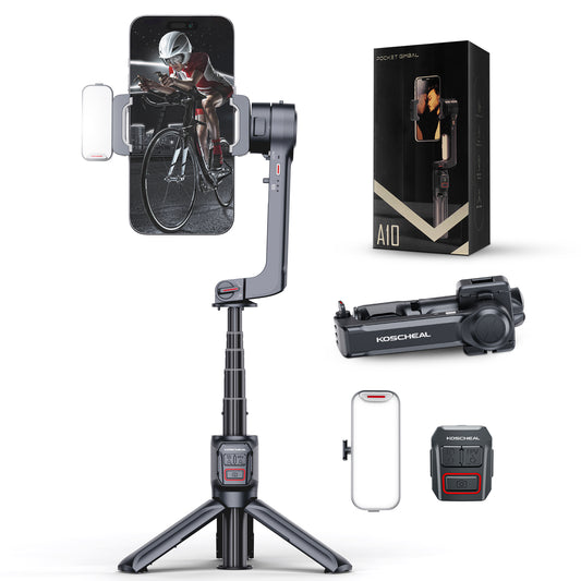 KOSCHEAL Estabilizador para Celular para Vlog y TikTok